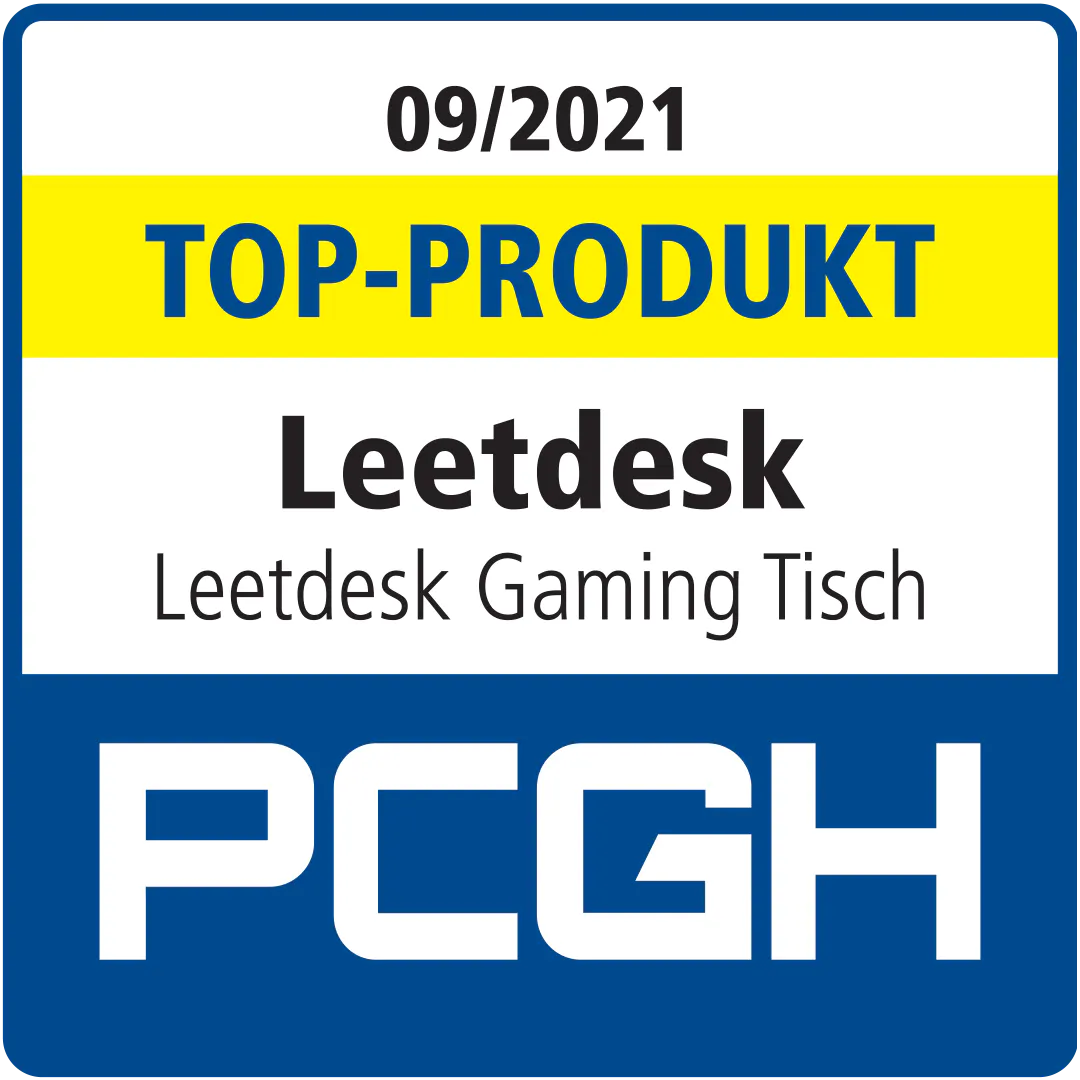 LeetDesk AURA LED Gaming Desk With RGB LeetDesk leetdesk-aura-led-gaming-desk-with-rgb-leetdesk