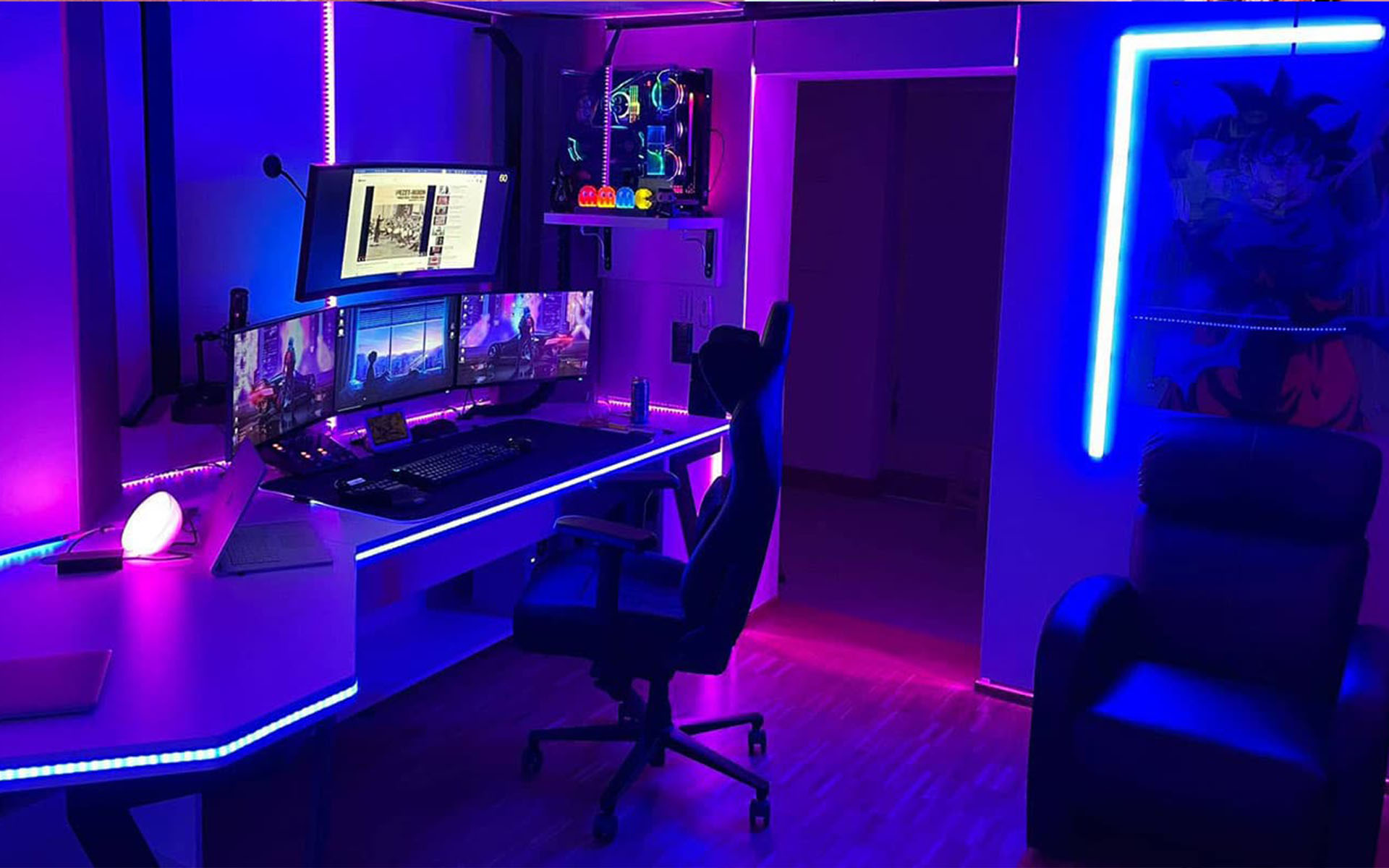 Modern gaming online room