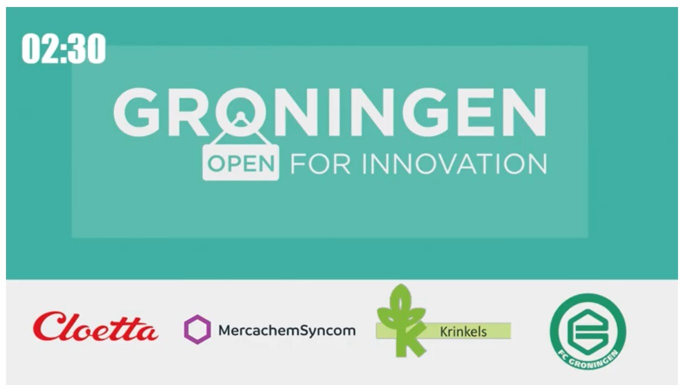 Poster voor Groningen open for innovation