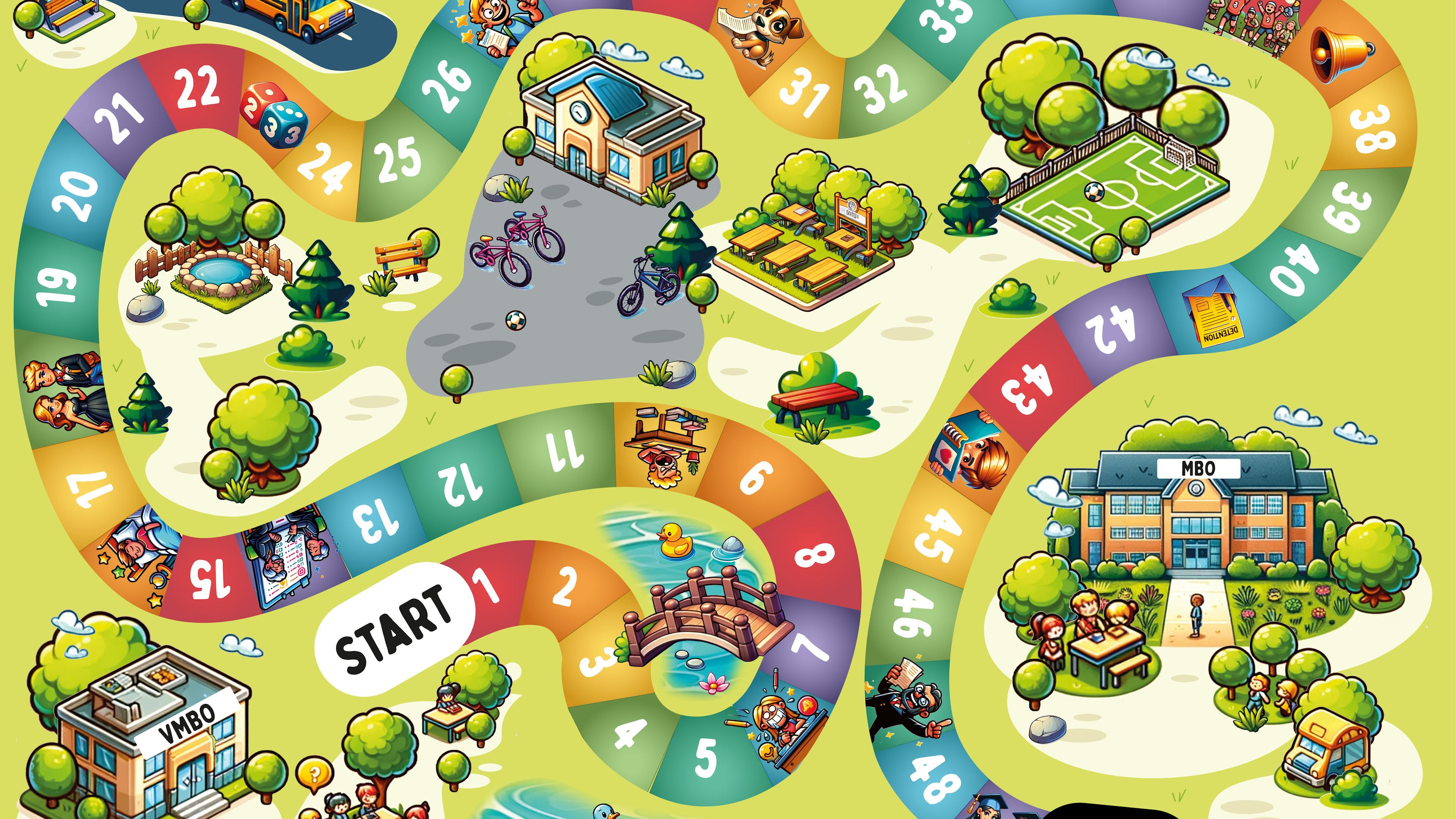Mock up van de serious game voor terra winsum