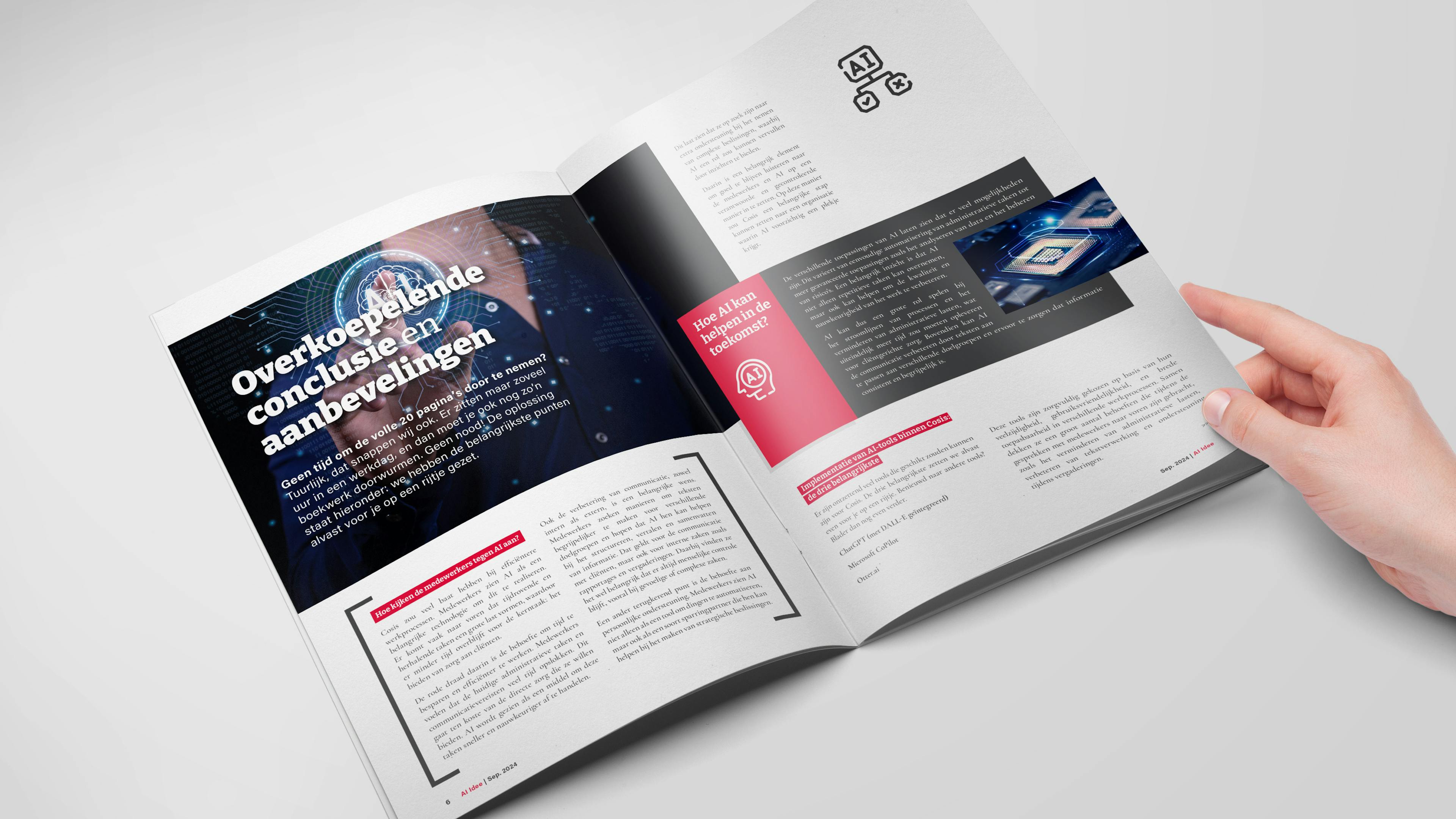 Magazine over AI open