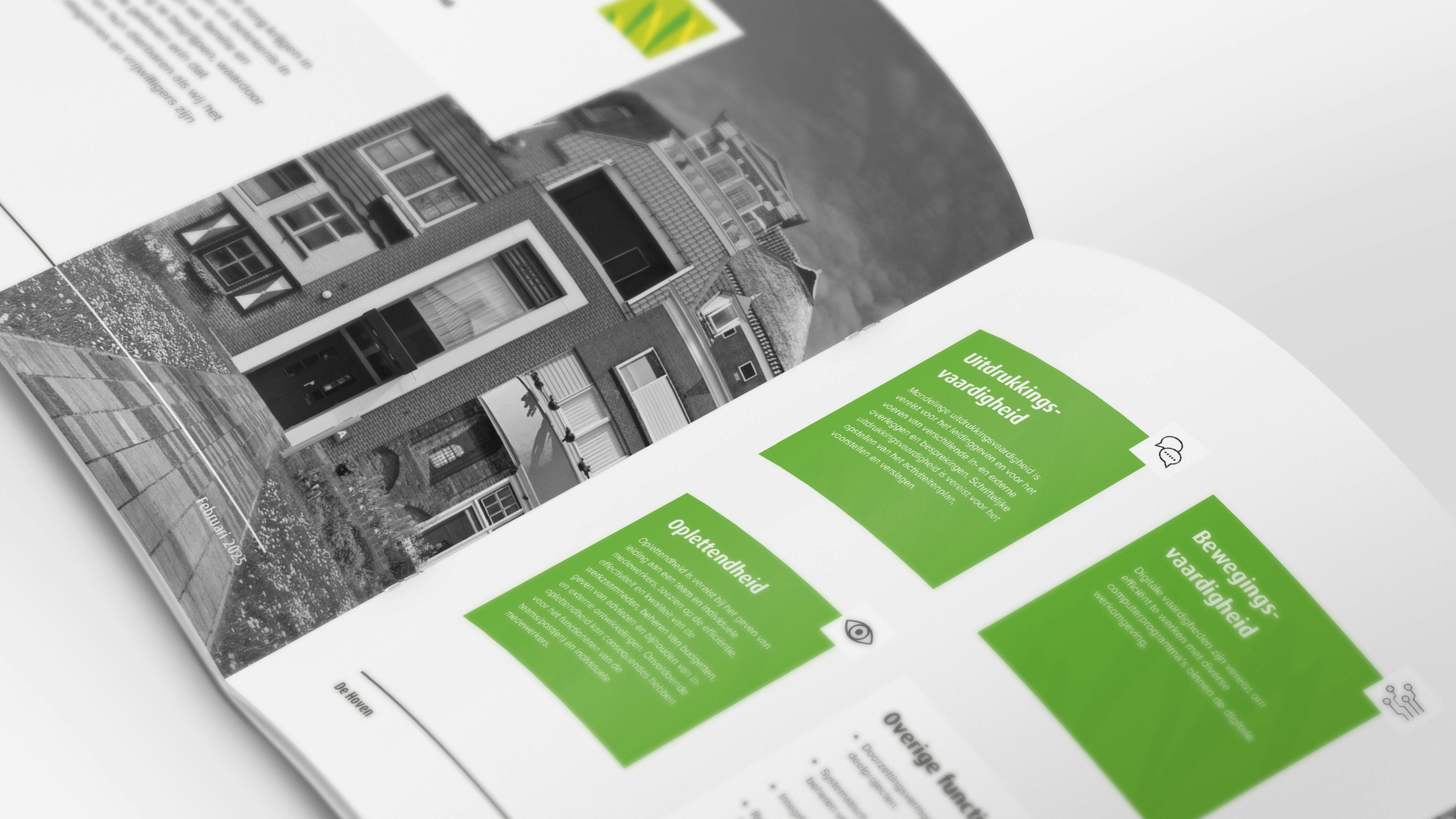 Magazine opengeslagen
