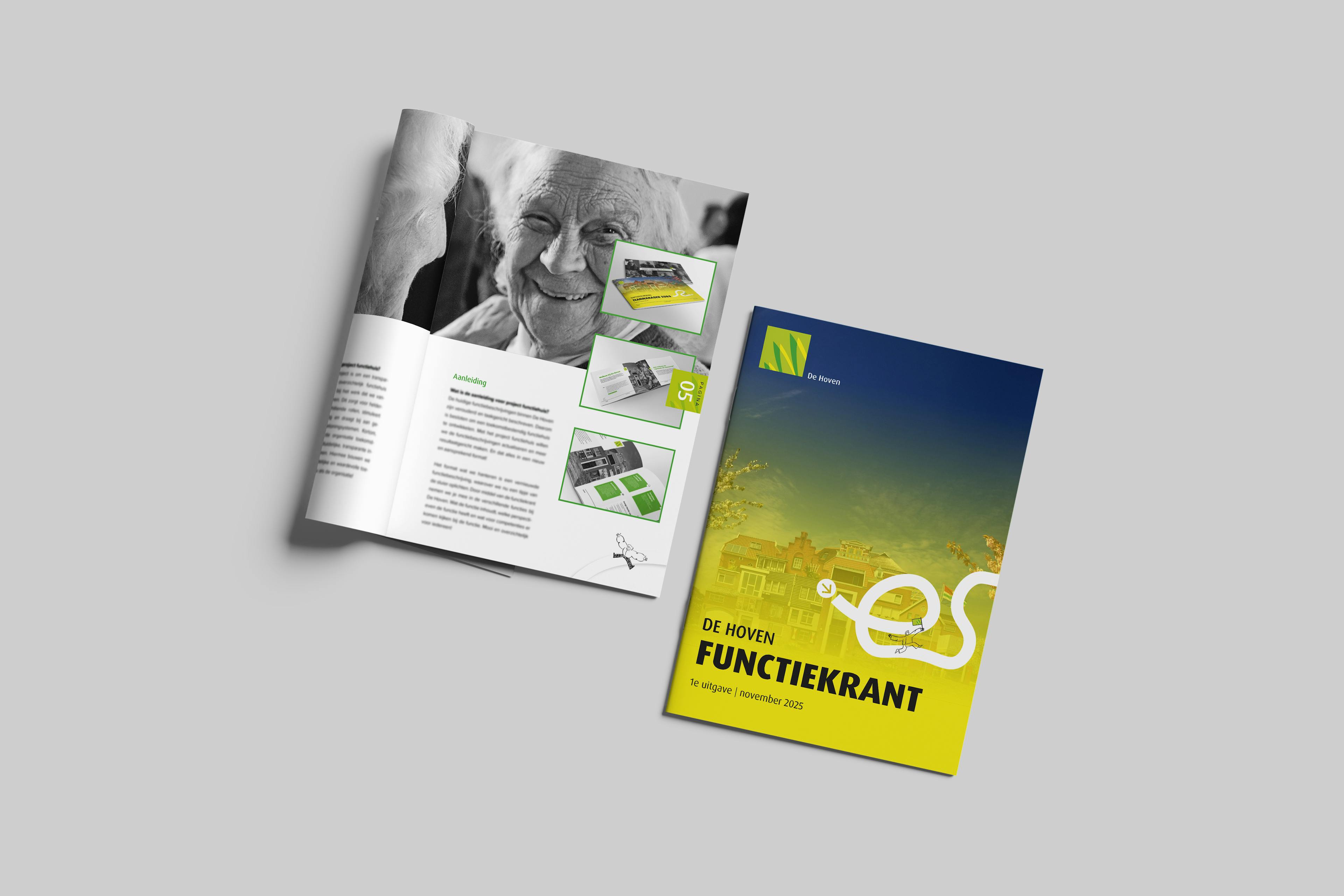 Mock-up krant campagne