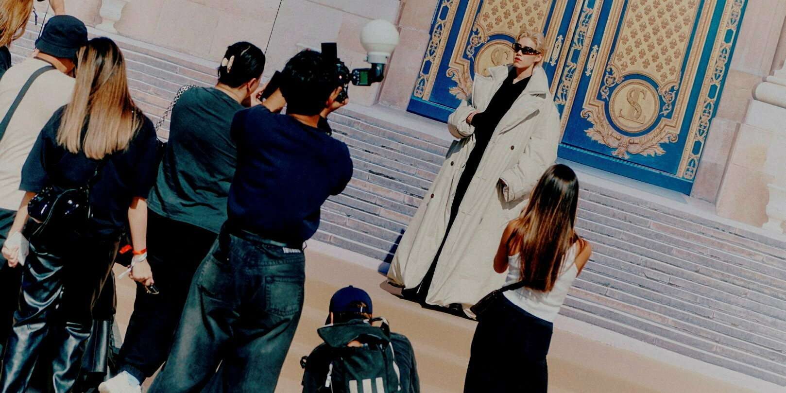 PP Krit Amnuaydechkorn lors de la présentation de la collection printemps-été 2024 de Balenciaga.