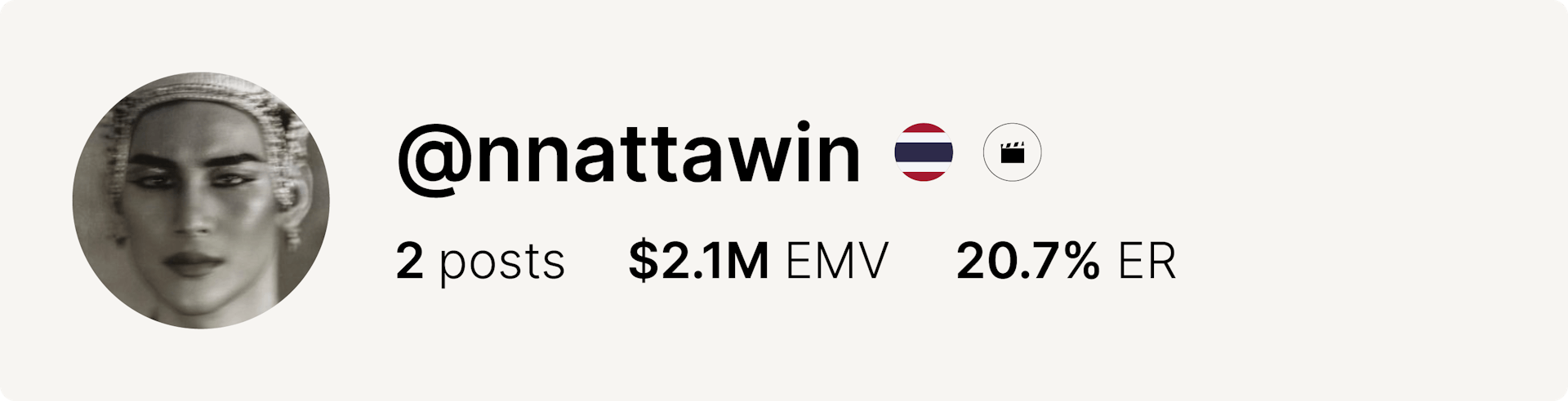 An image of actor Win Nattawin's Instagram account and data from the fashion week.