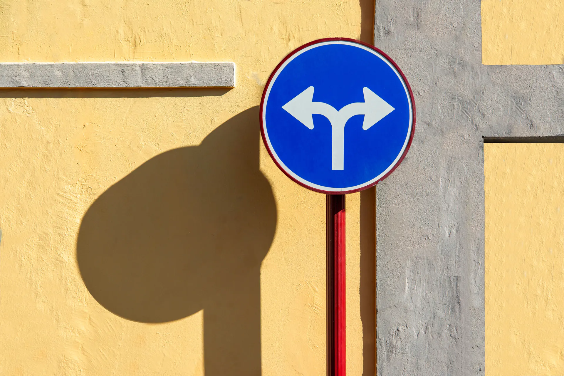 Crossroads sign