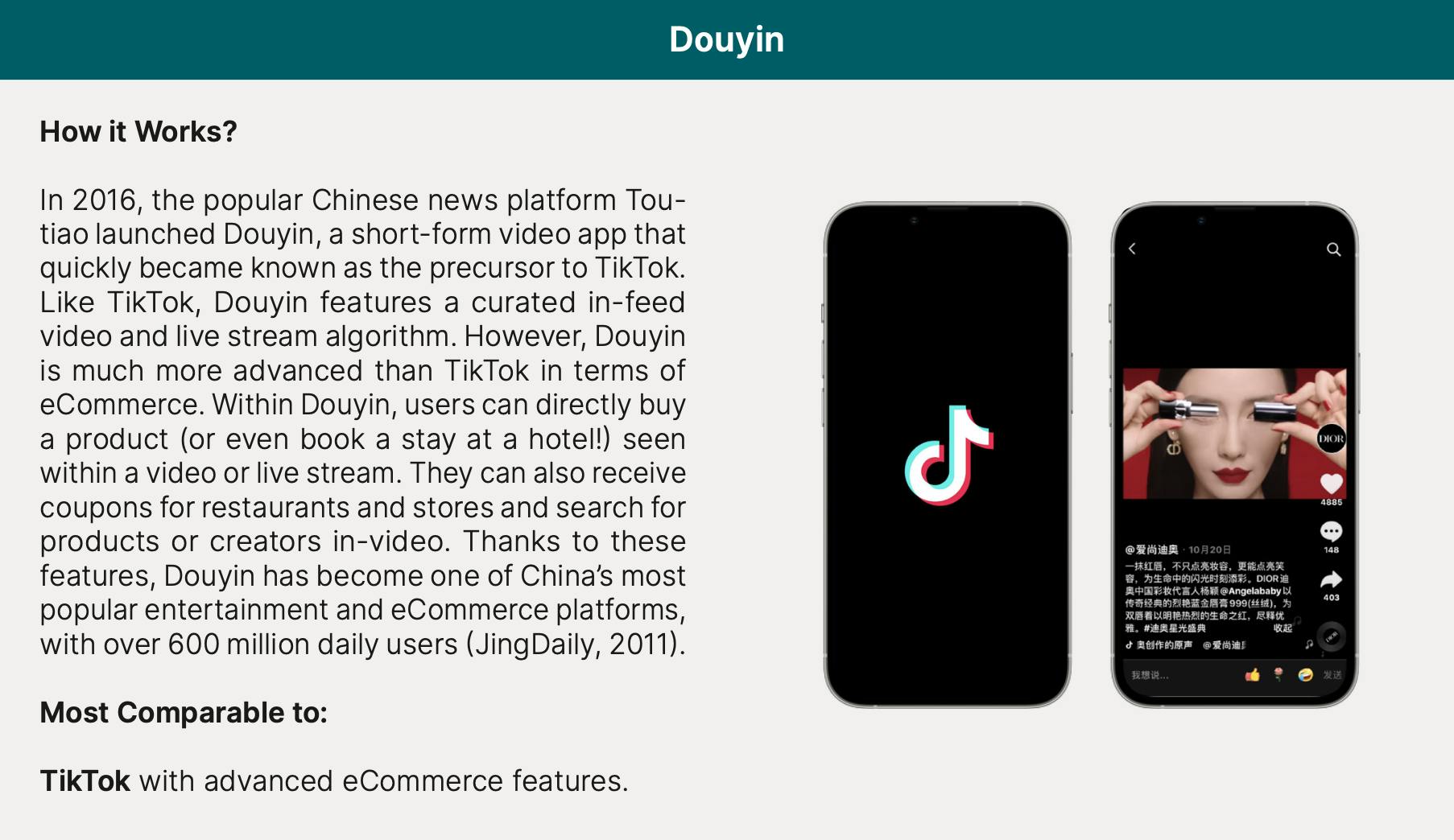 Description of Douyin.