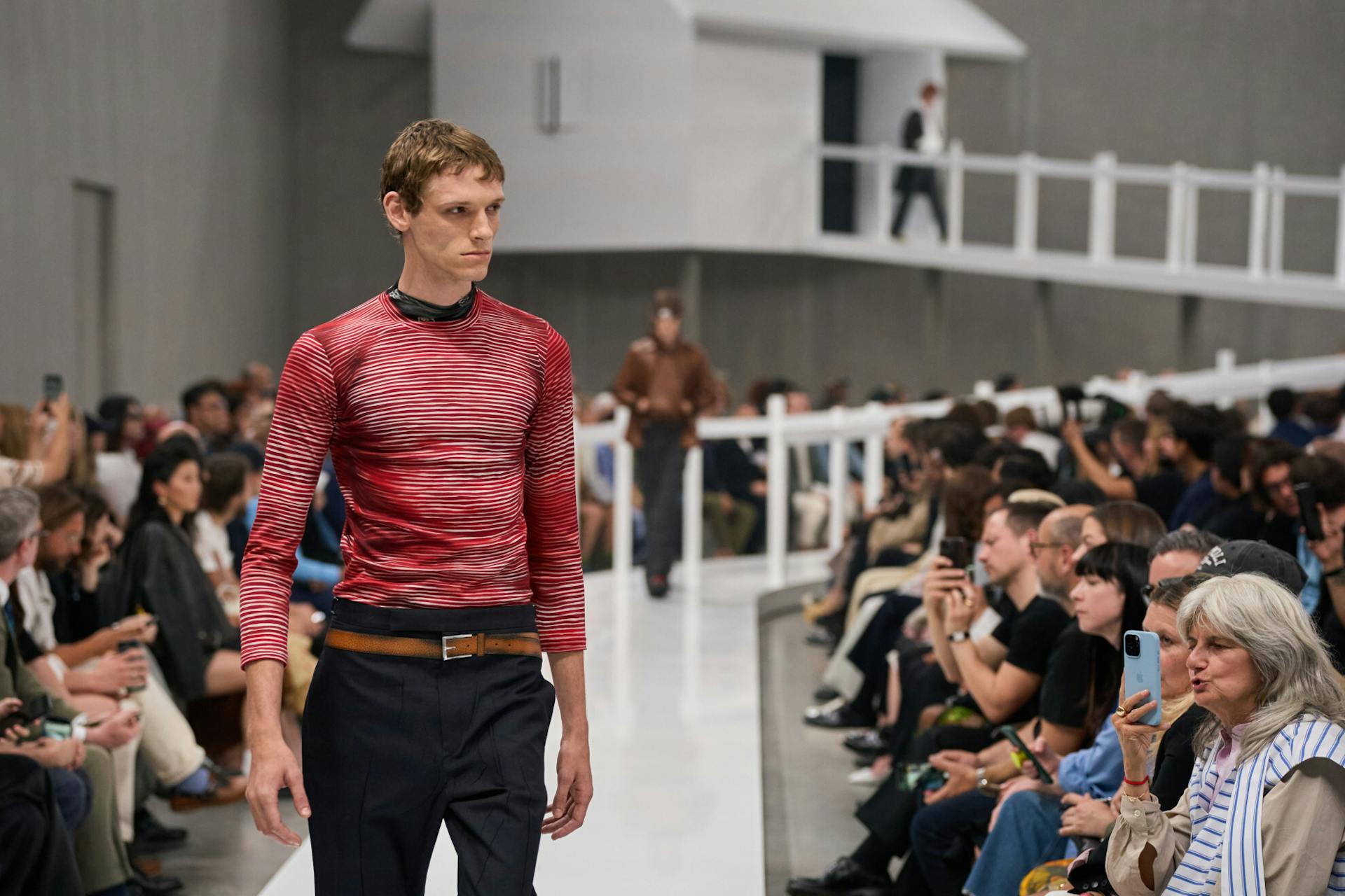 Prada Menswear SS25 runway.