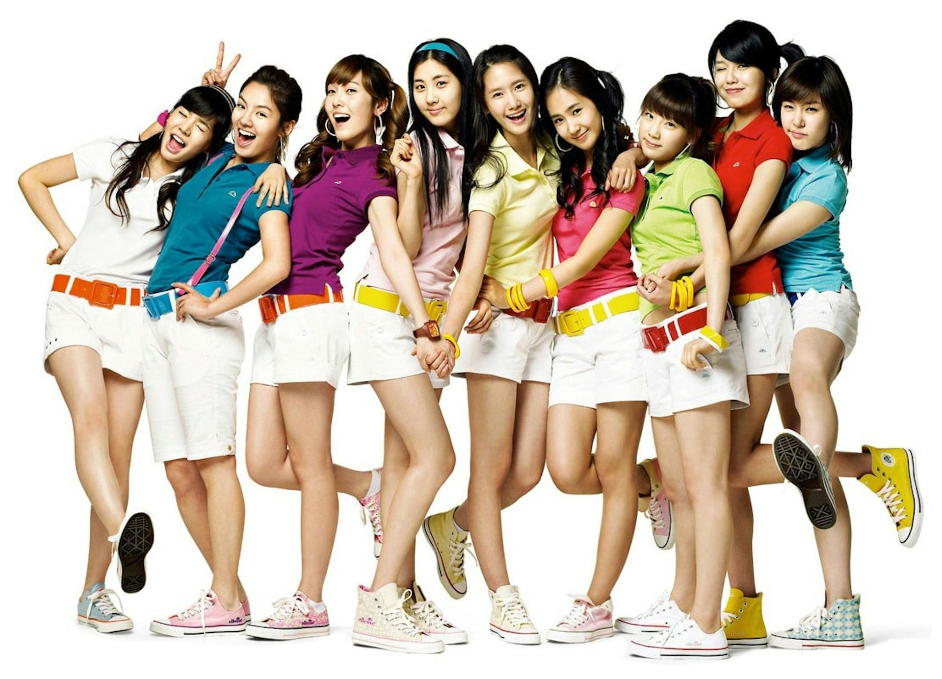 Girl's Generation in 2007.