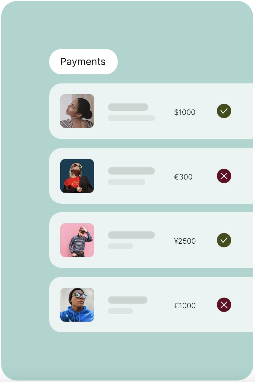 A graphic of influencers being paid on Lefty's platform.