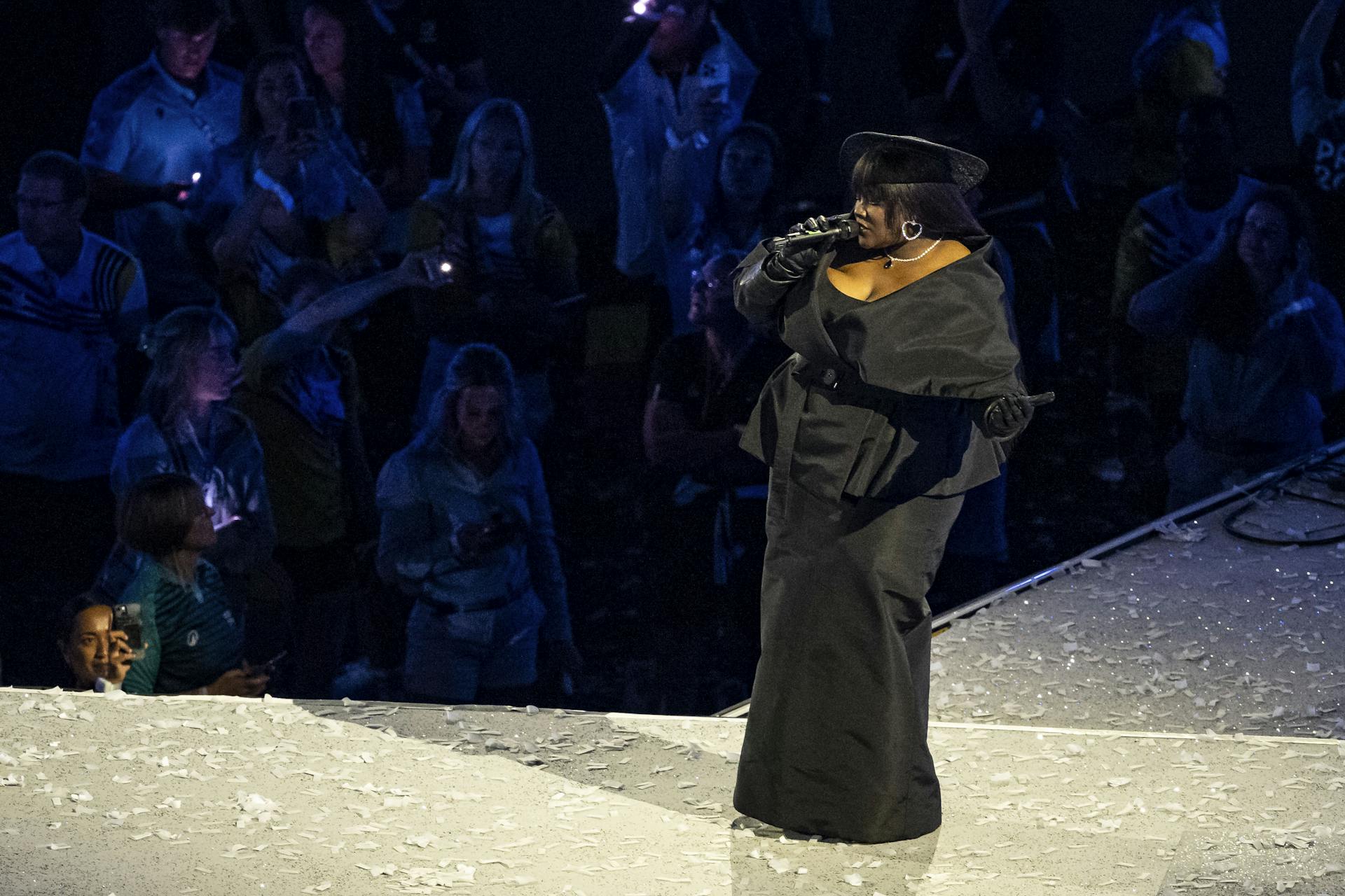 Yseult at the Paris 2024 Olympics Closing Ceremony via Getty