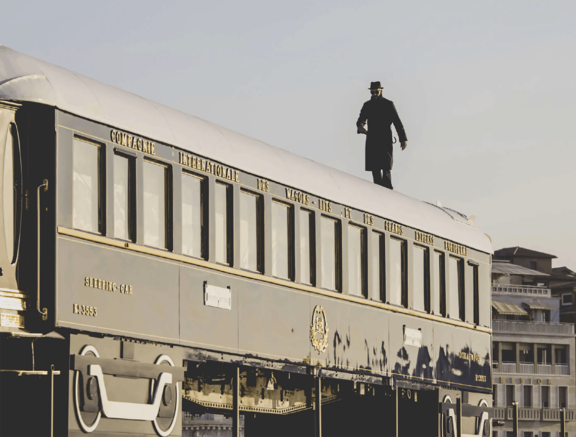 A man on a Belmond train.