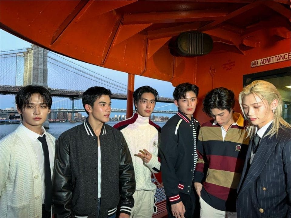 NCT boys at Tommy Hilfiger