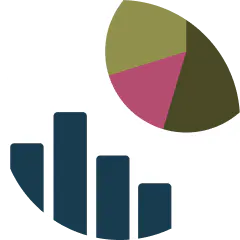 bar and donut charts