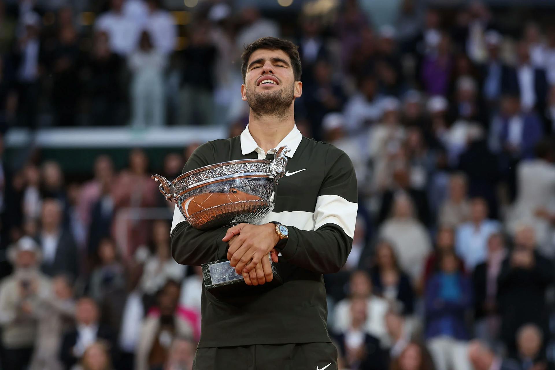 Spotted-Carlos-Alcaraz-Rolex-Daytona-Turquoise-dial-Winner-Roland-Garros-2025-1