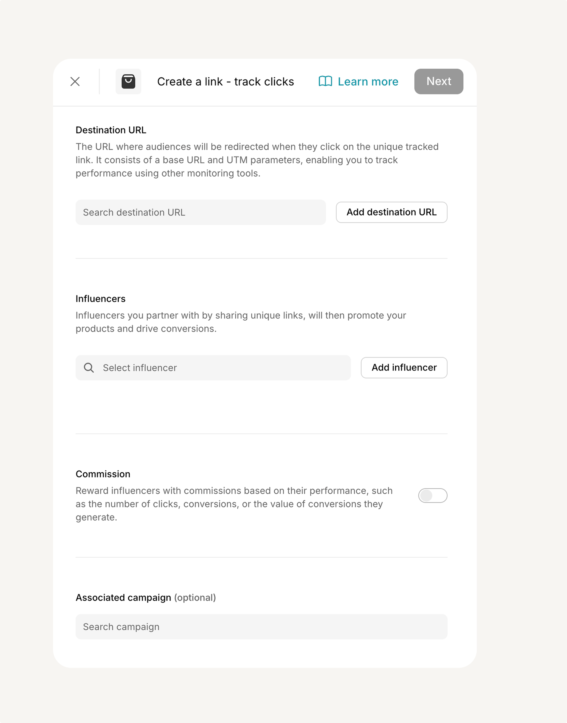 affiliate code attributions on Lefty