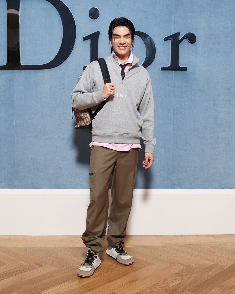 Mile Phakphum at Dior menswear SS26