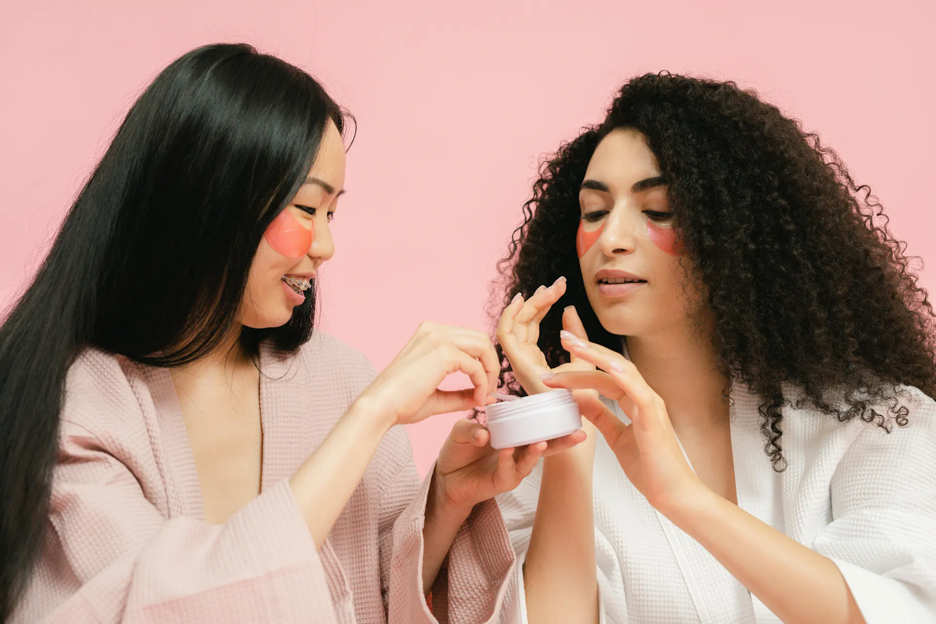 Two skincare influencers