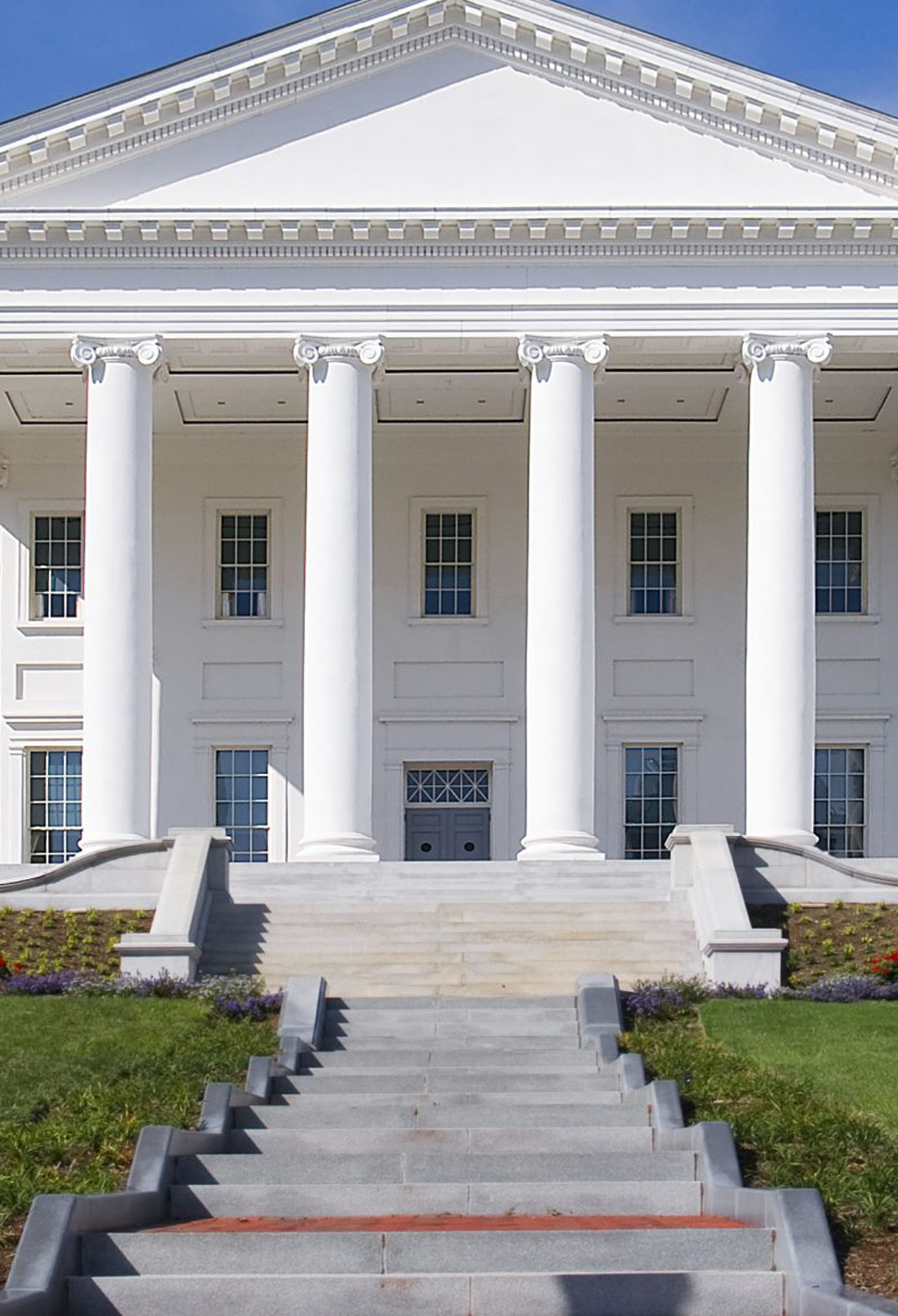 Virginia State Capitol entrance