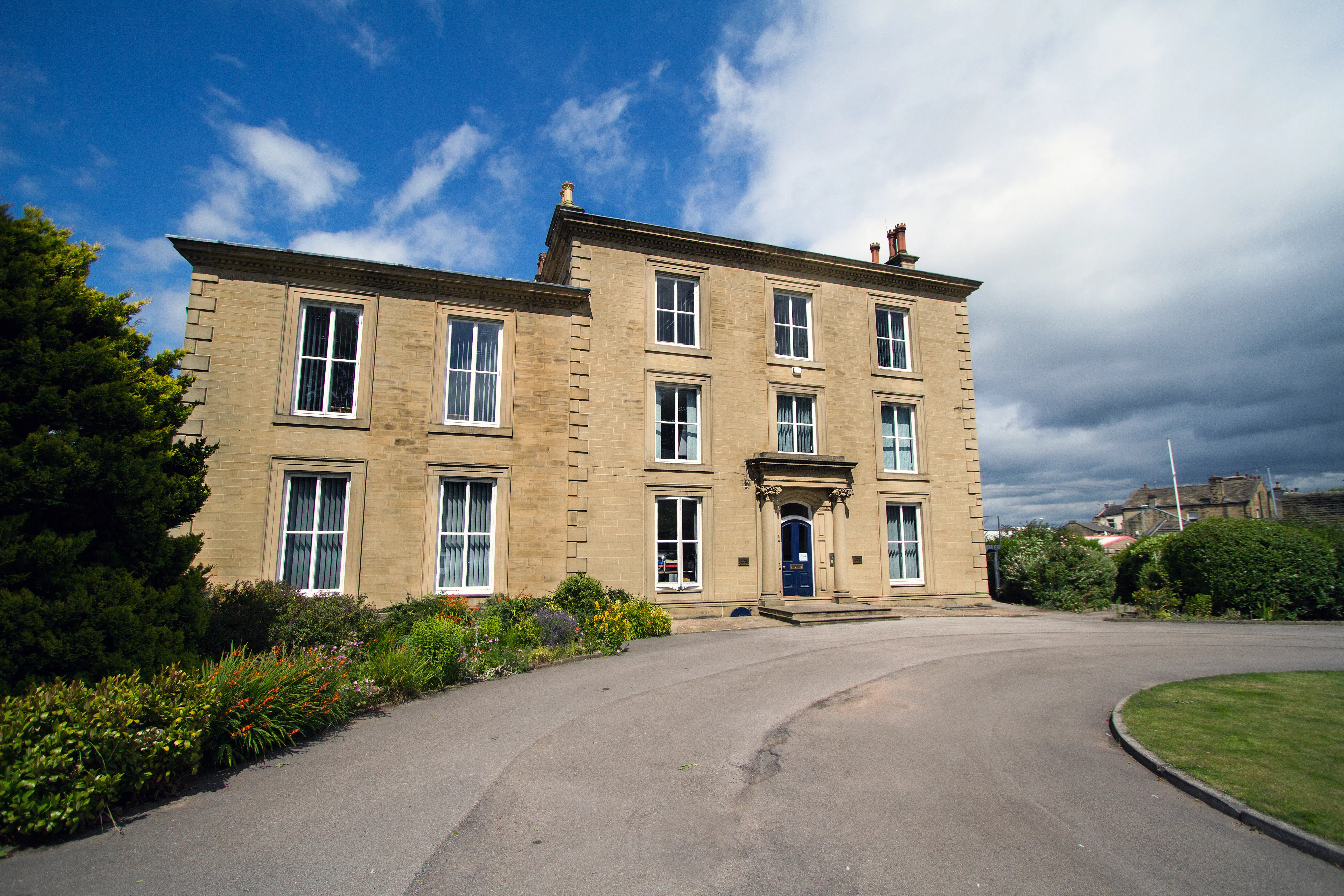Front Elevation of the Leigh House building