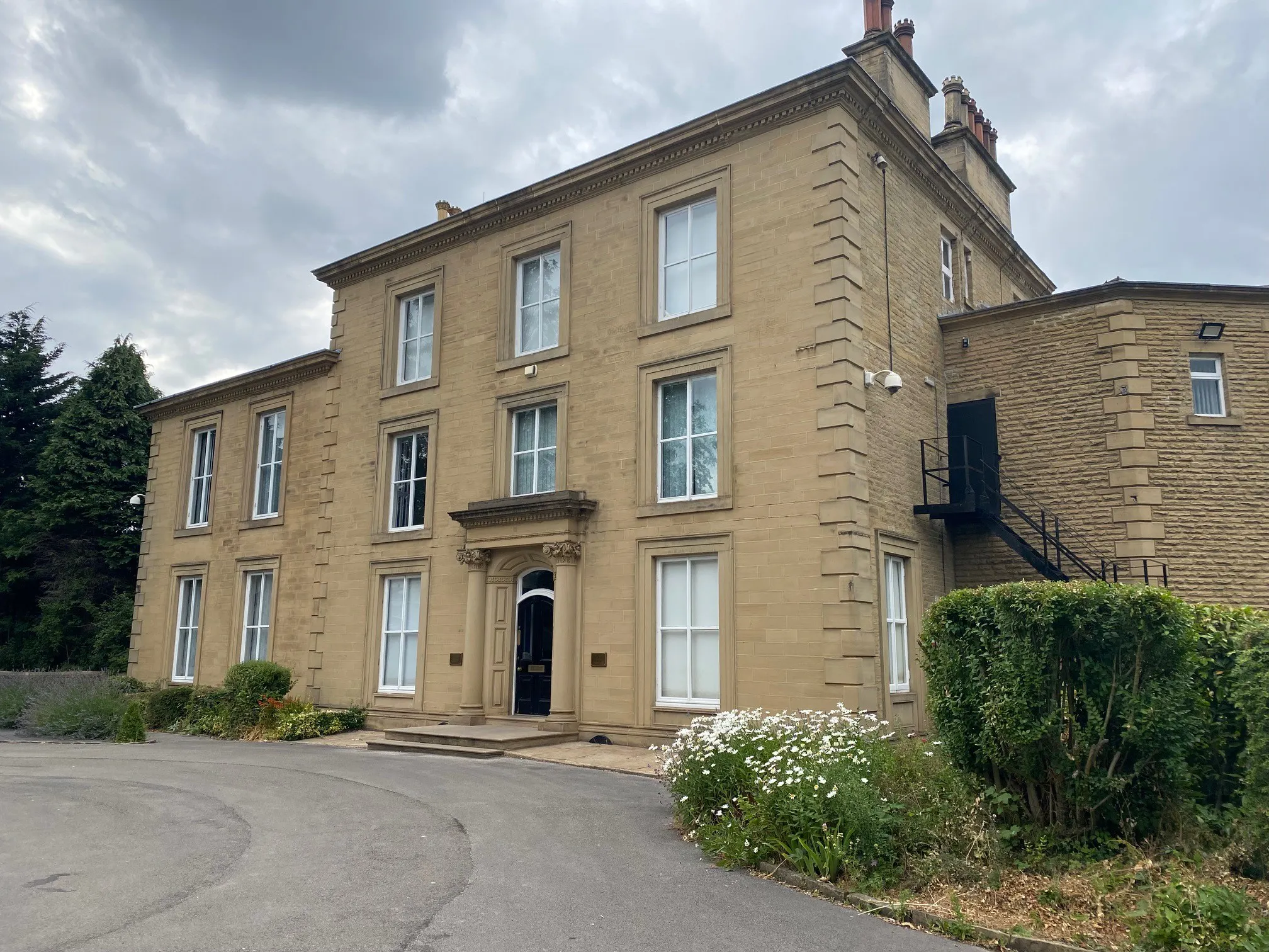 External of Leigh House - front elevation