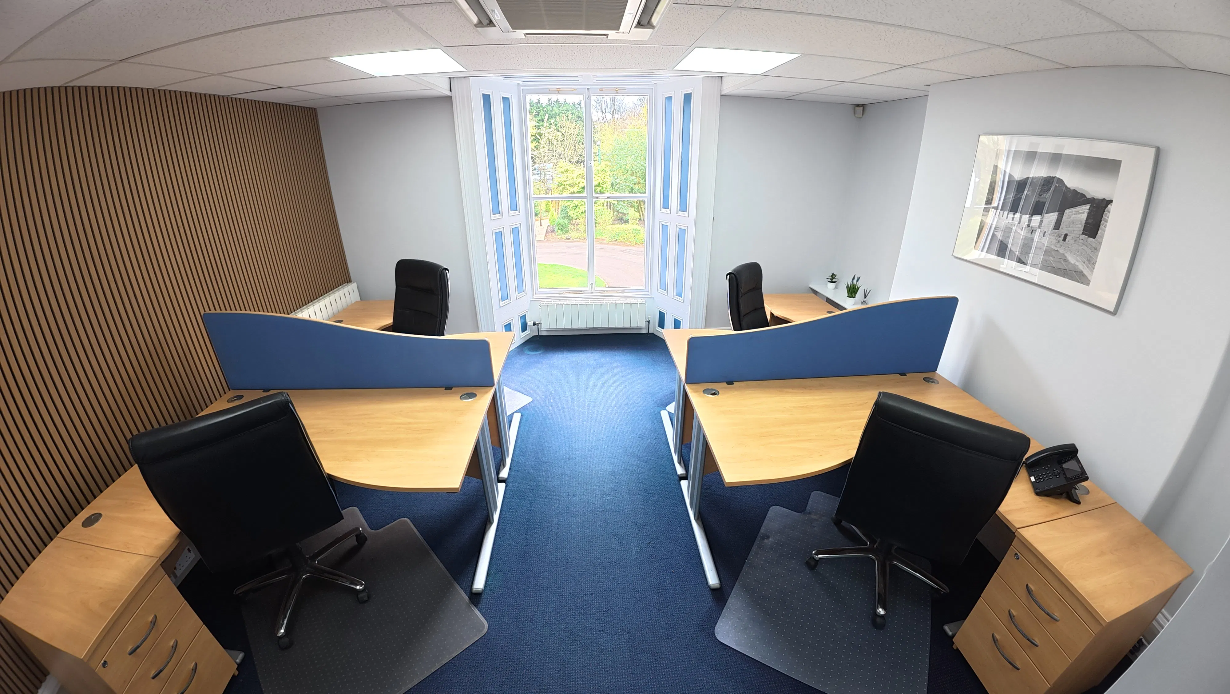 typical 4 person office suite at leigh house pudsey