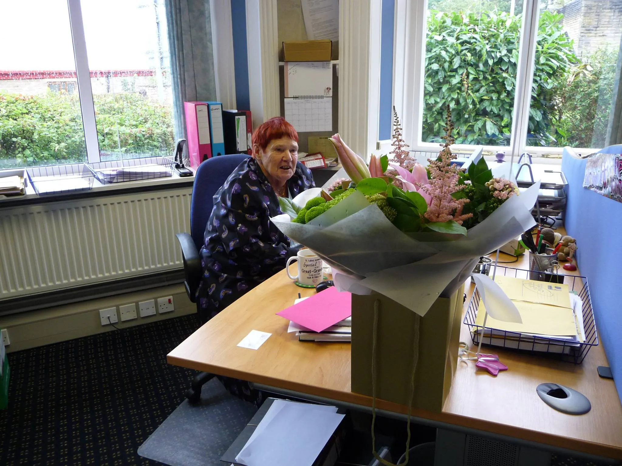 alma one of leigh house's most senior tenants