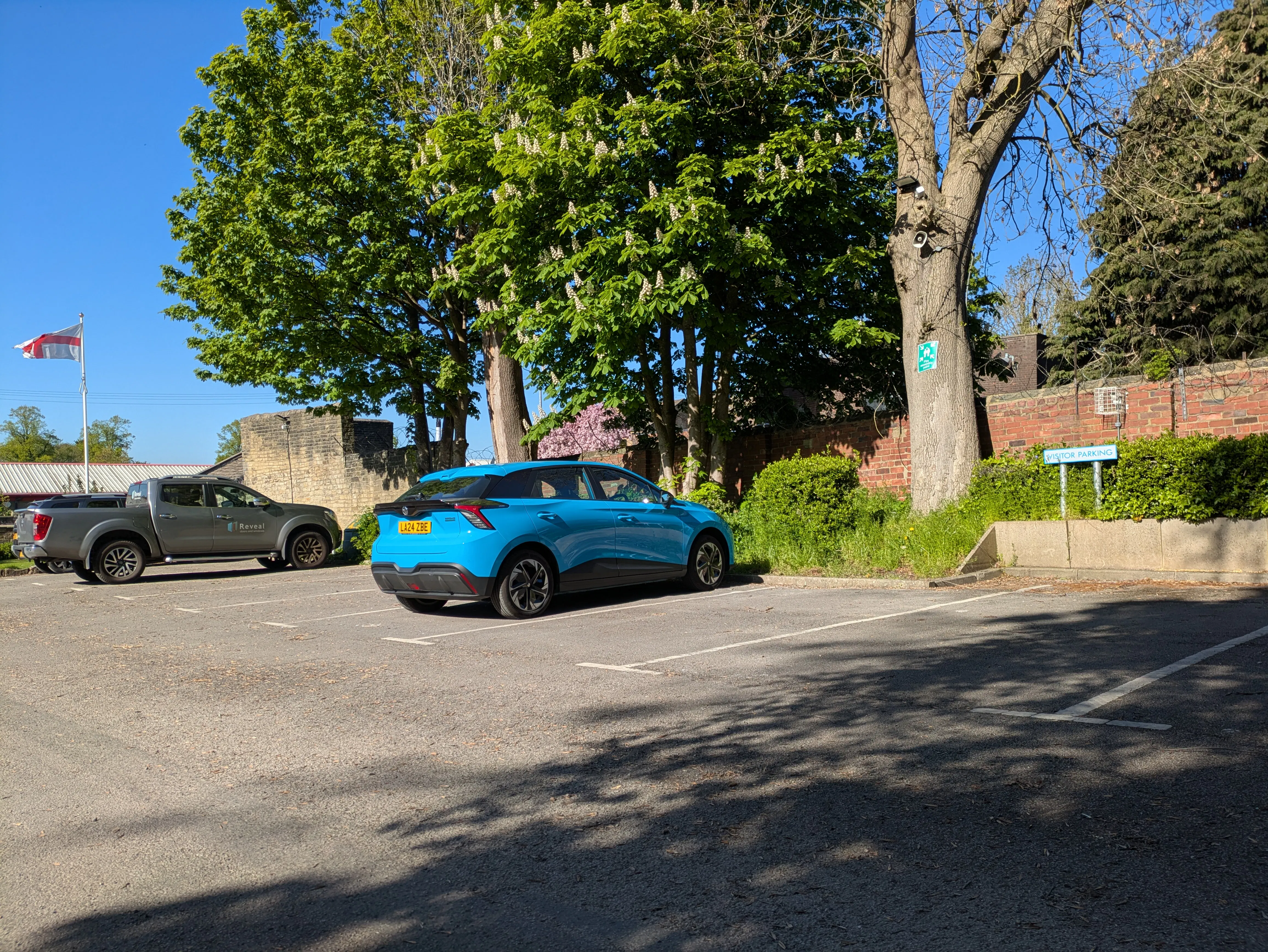 extensive visitor parking