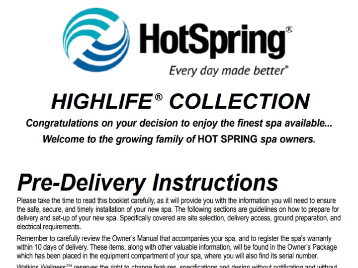 Highlife Collection Instructions