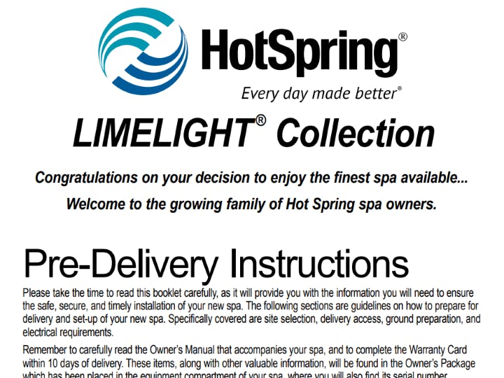 Limelight Collection Instructions