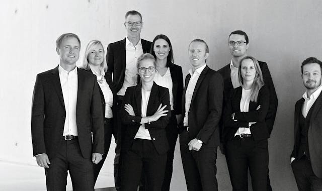 A team photo of Leitwerk Consultants