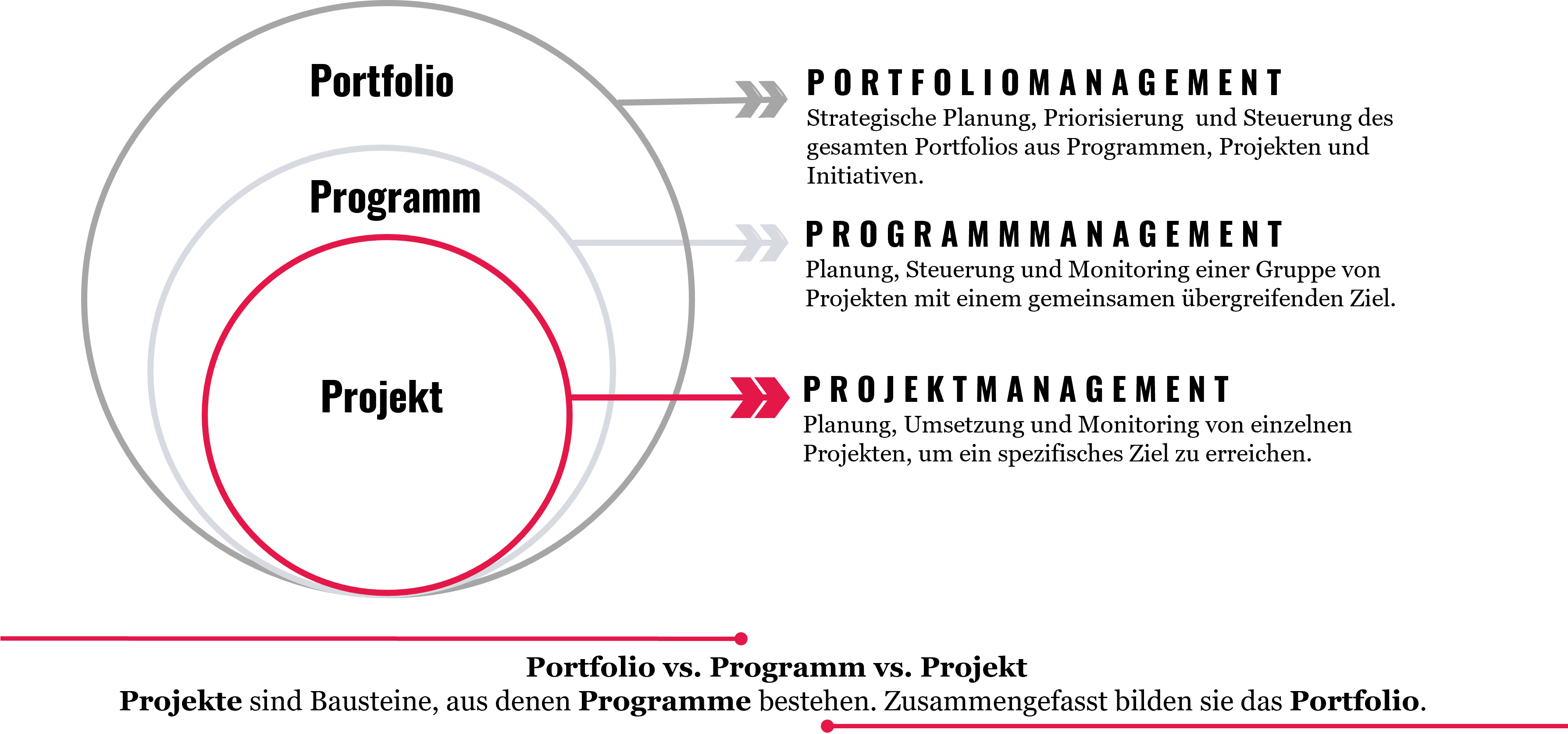 Abbildung: Unser Verständnis von Projektmanagement