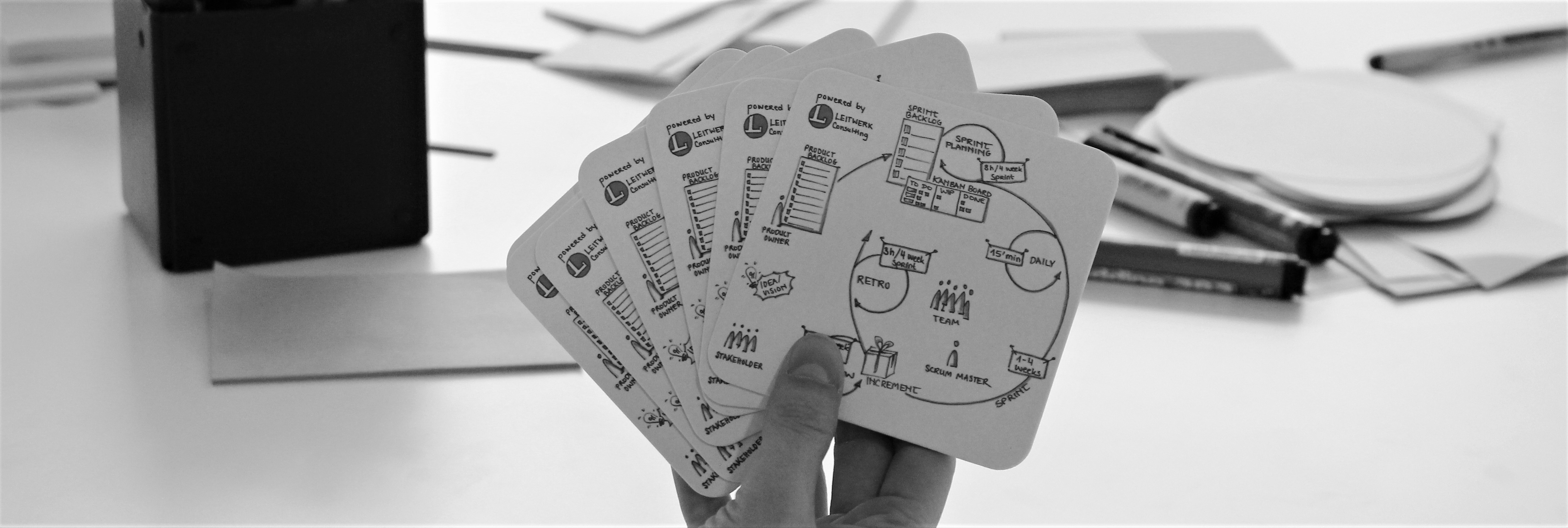 Das Scrum Framework im Training Design Thinking