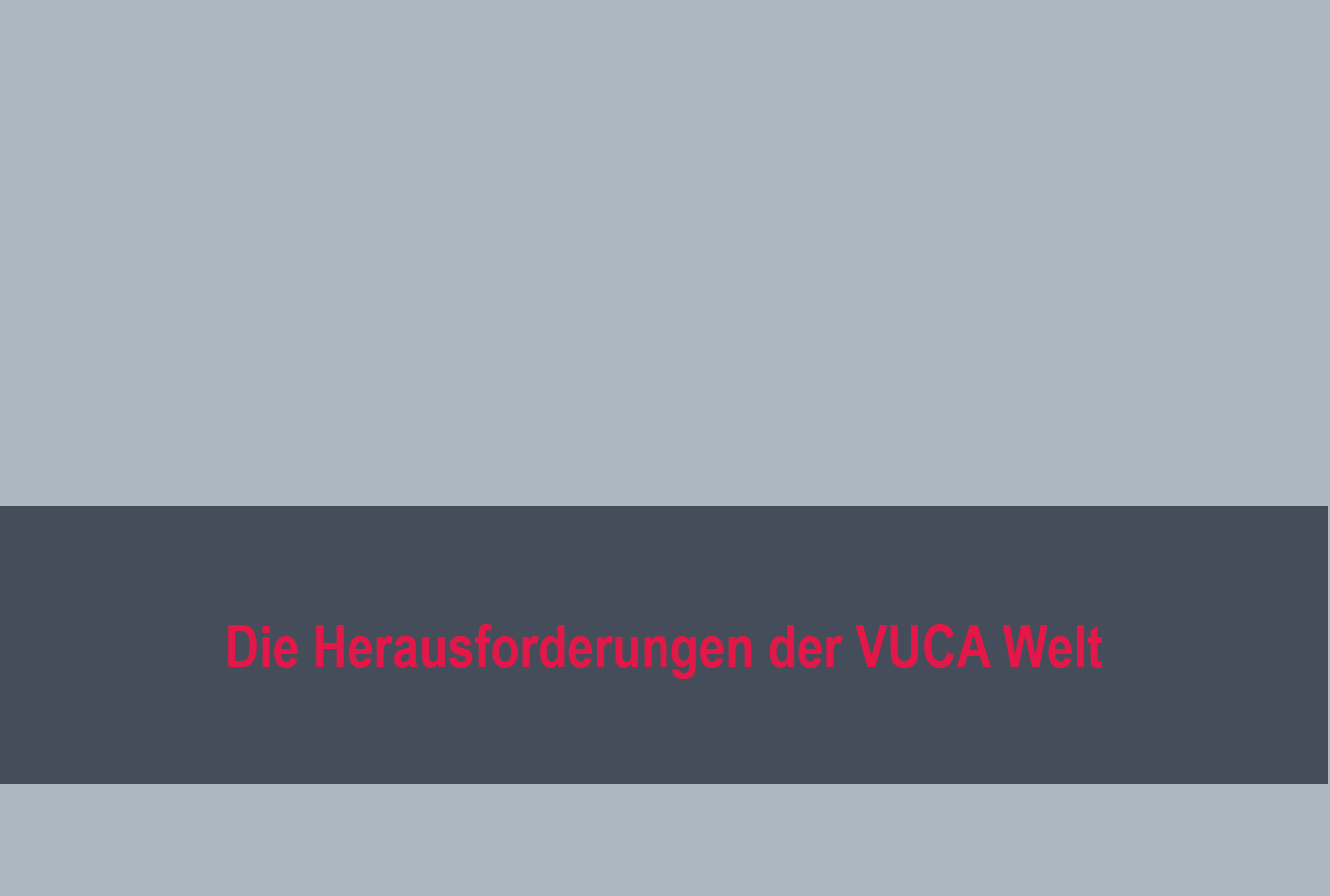 Die Herausforderungen der VUKA-Welt im Video erklärt