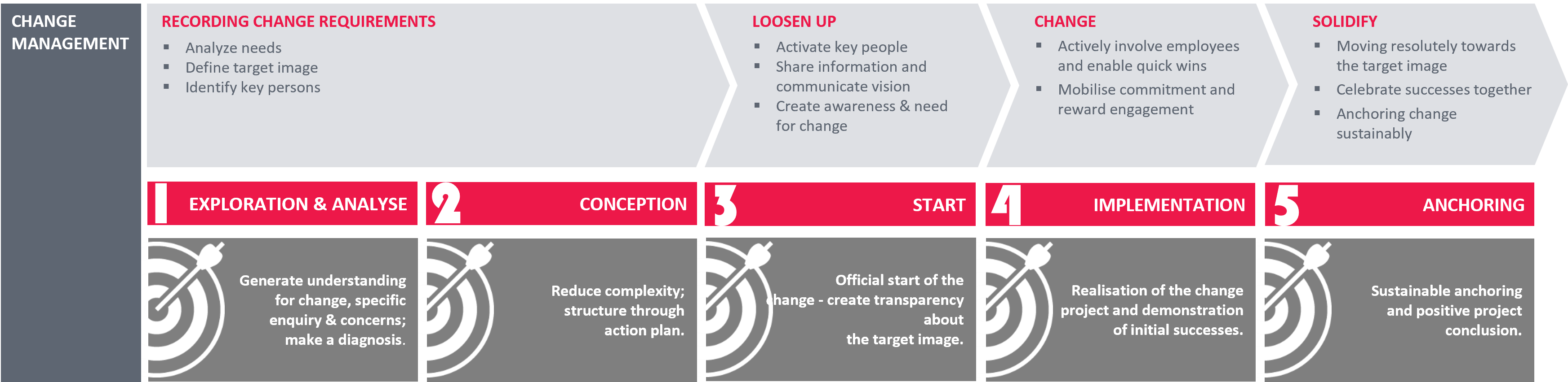 change management - guiding principles process model