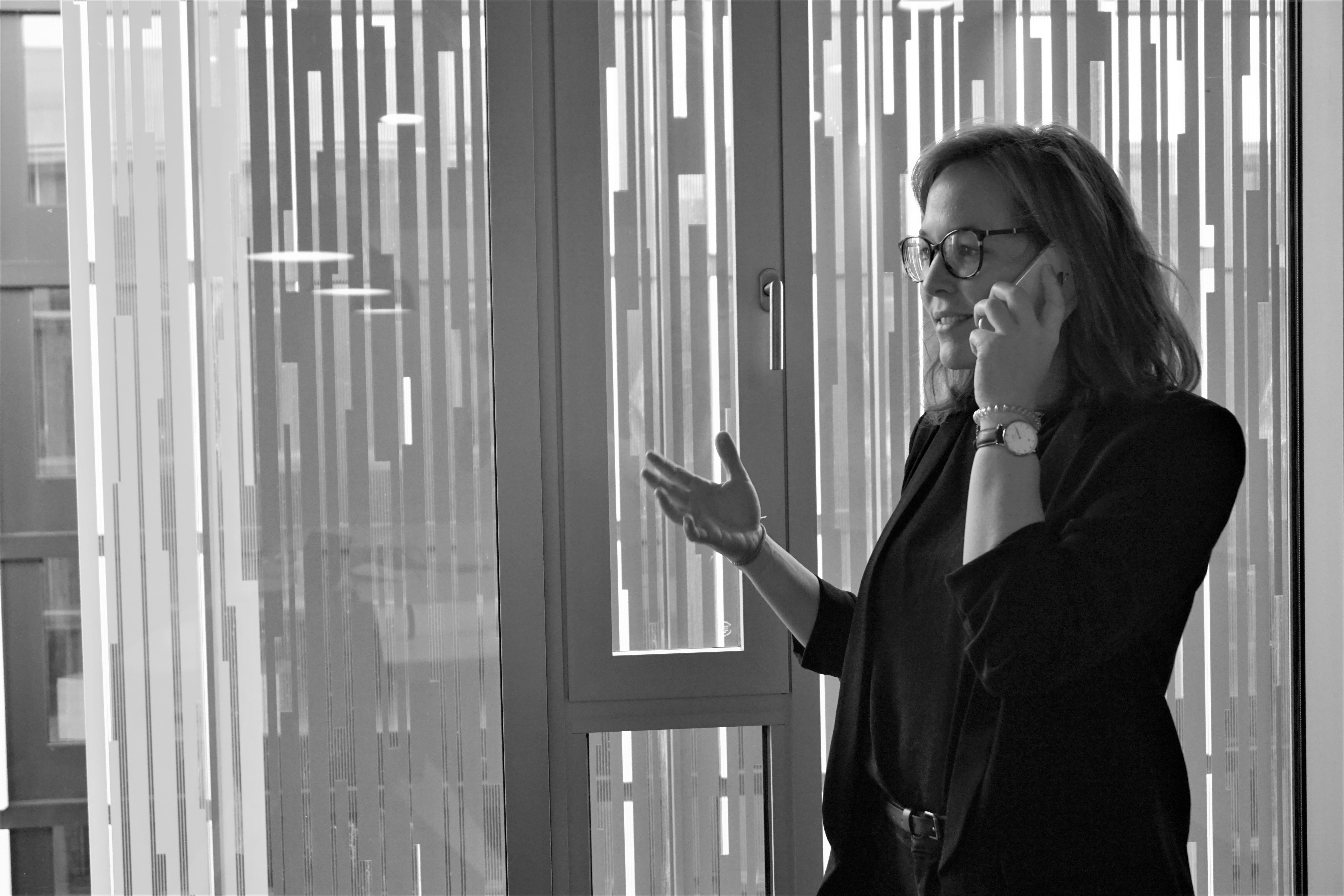 Mitarbeiter am Telefon