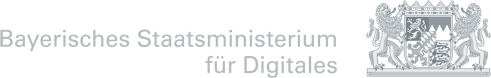 Logo Bayerisches Staatsministerium für Digitales