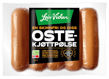 Leiv Vidar Kjøttpølse Med Ost