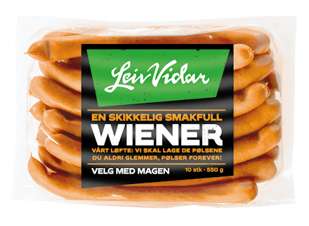 Leiv Vidar Wienerpølser 10stk