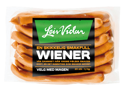 Leiv Vidar Wienerpølser 20stk