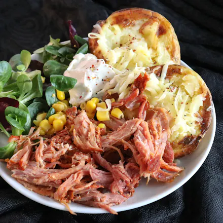 Pulled Pork med bakt potet