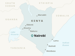 Map of Kenya