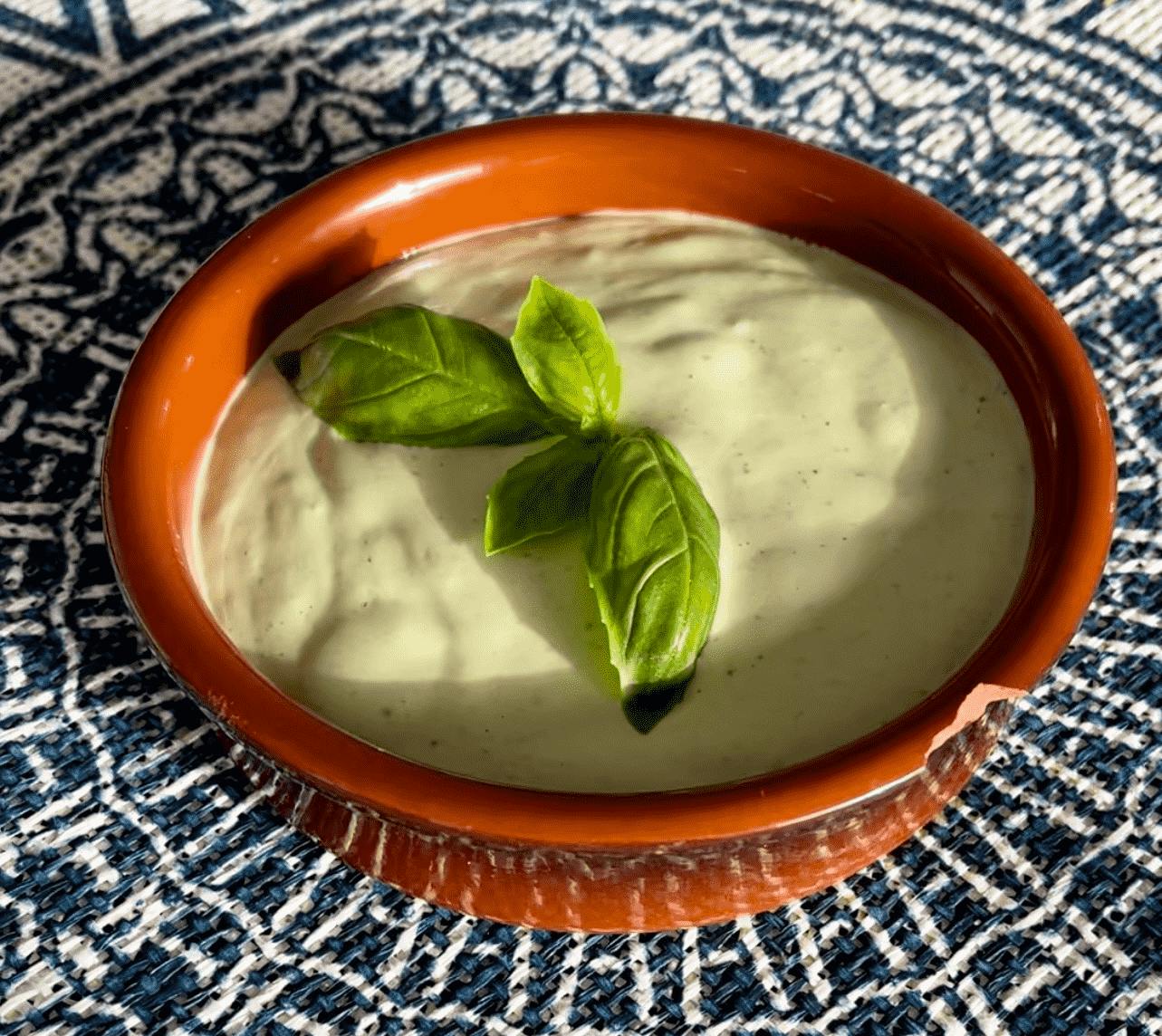 Vegan Basil Mayonnaise