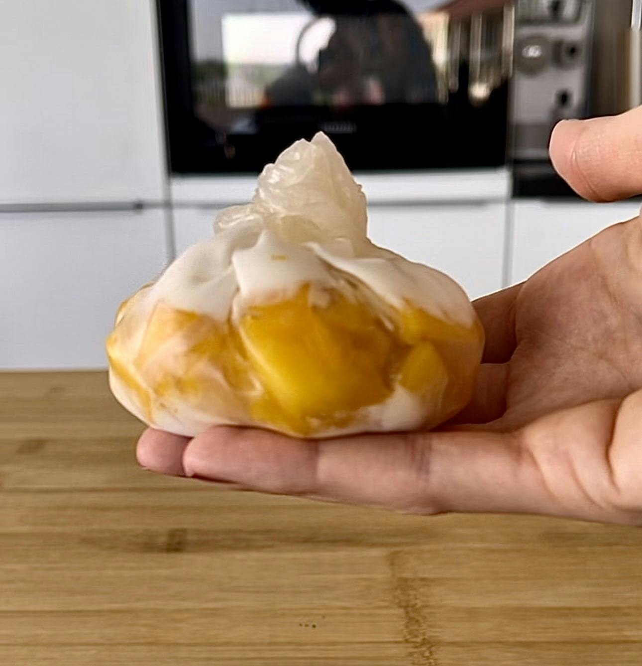 3 ingredient mango mochi