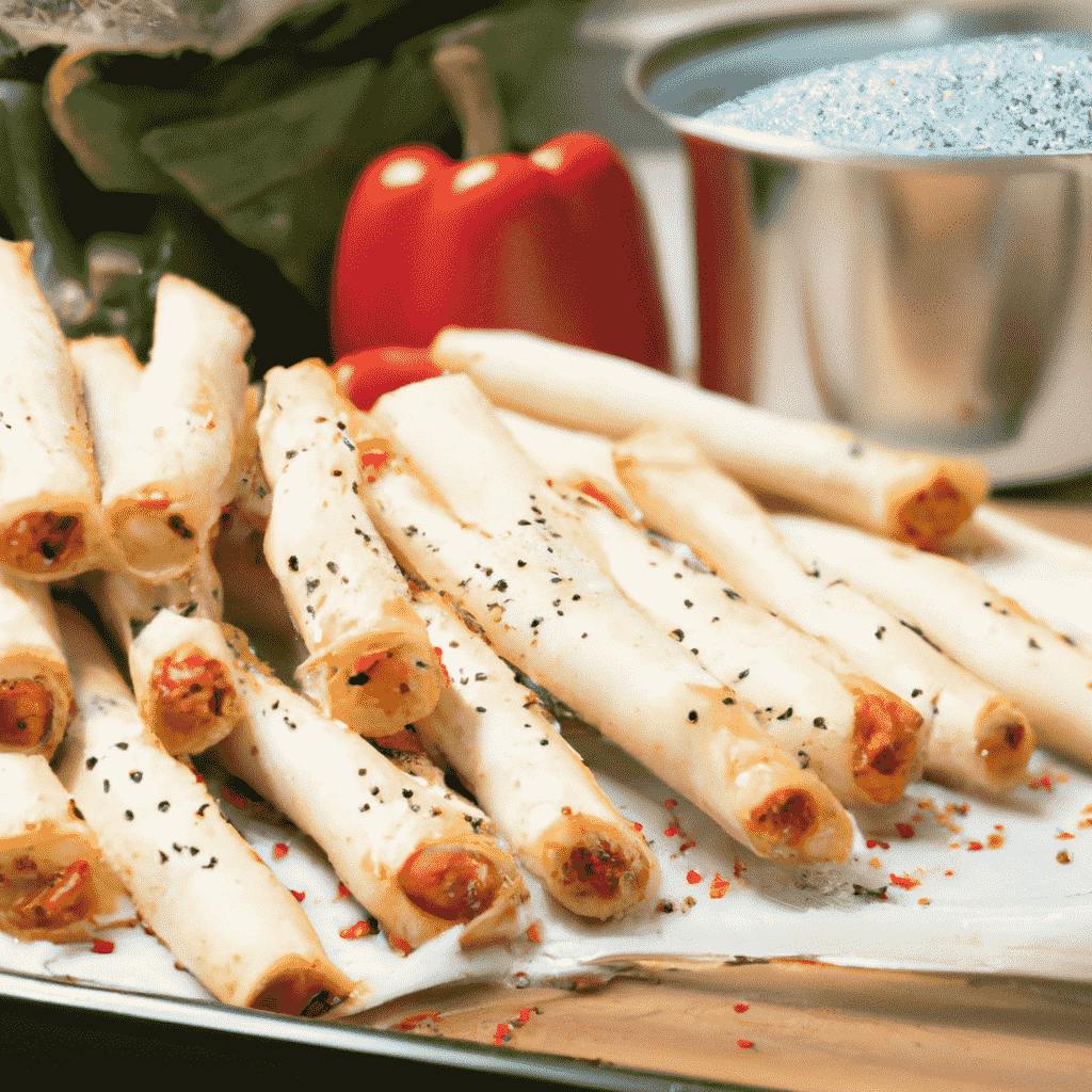 Borek filled with lentils and lima beans