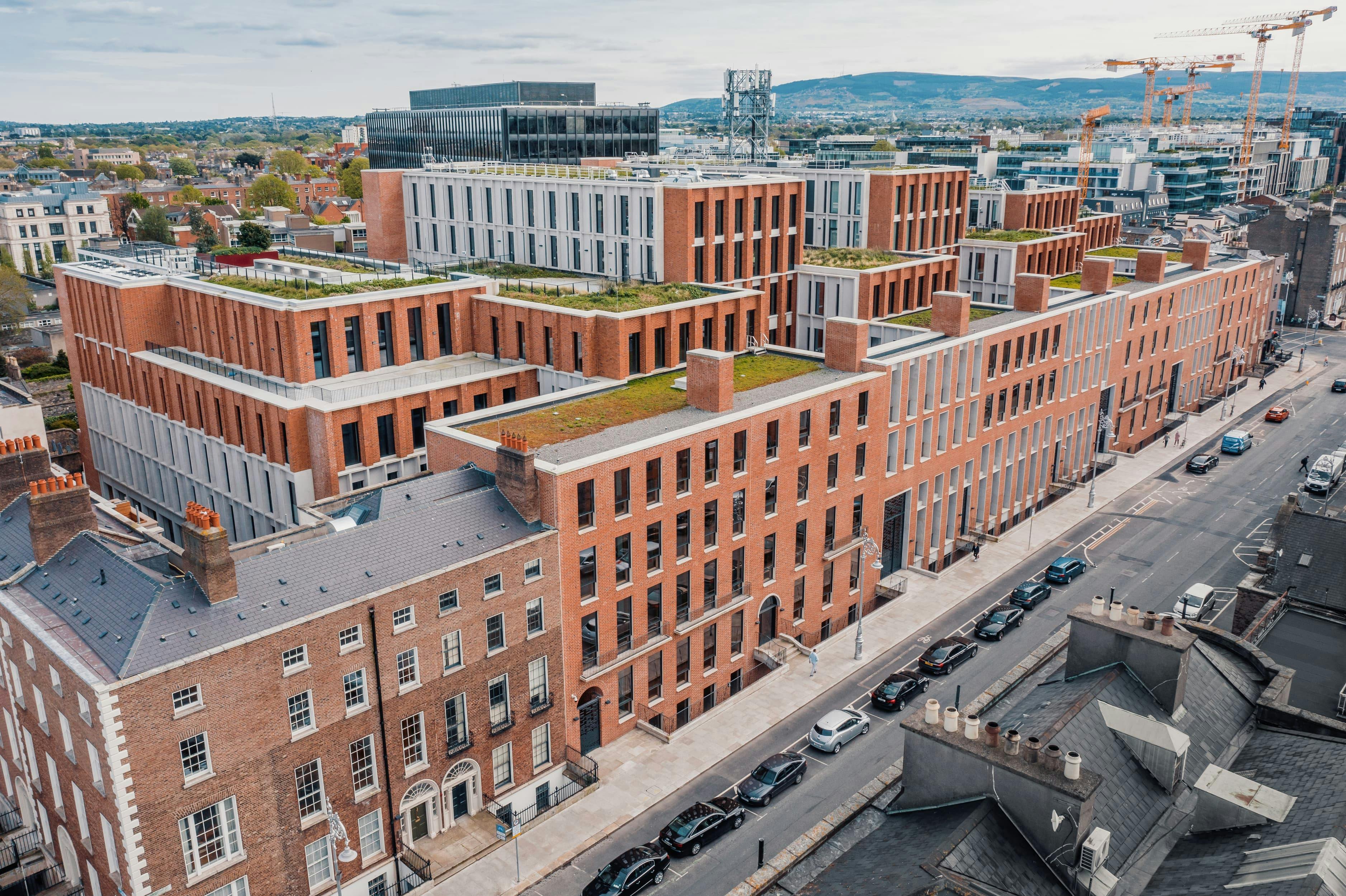 A bird's eye view of ESB Project Fitzwilliam 28. 