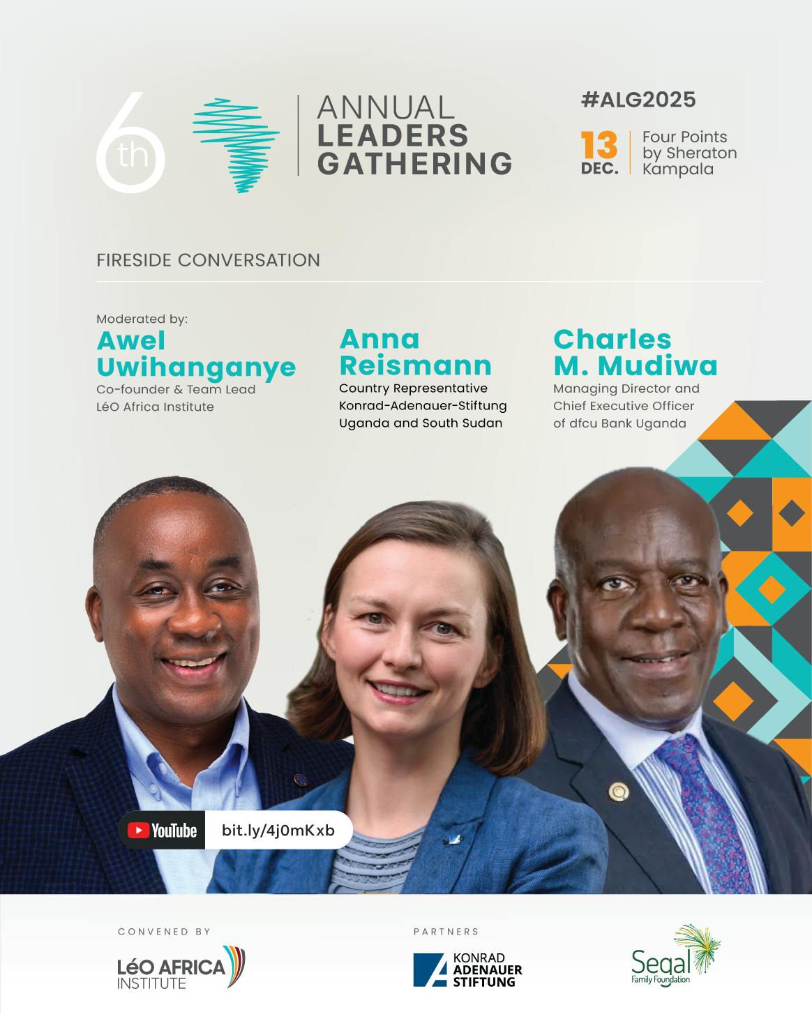 Panelists of the fireside conversation.