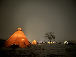 -10℃までいかなくとも、冬キャンプでは日没とともに氷点下になることも。