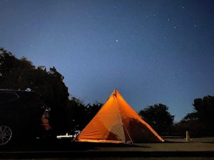夜は満点の星空が楽しめます。