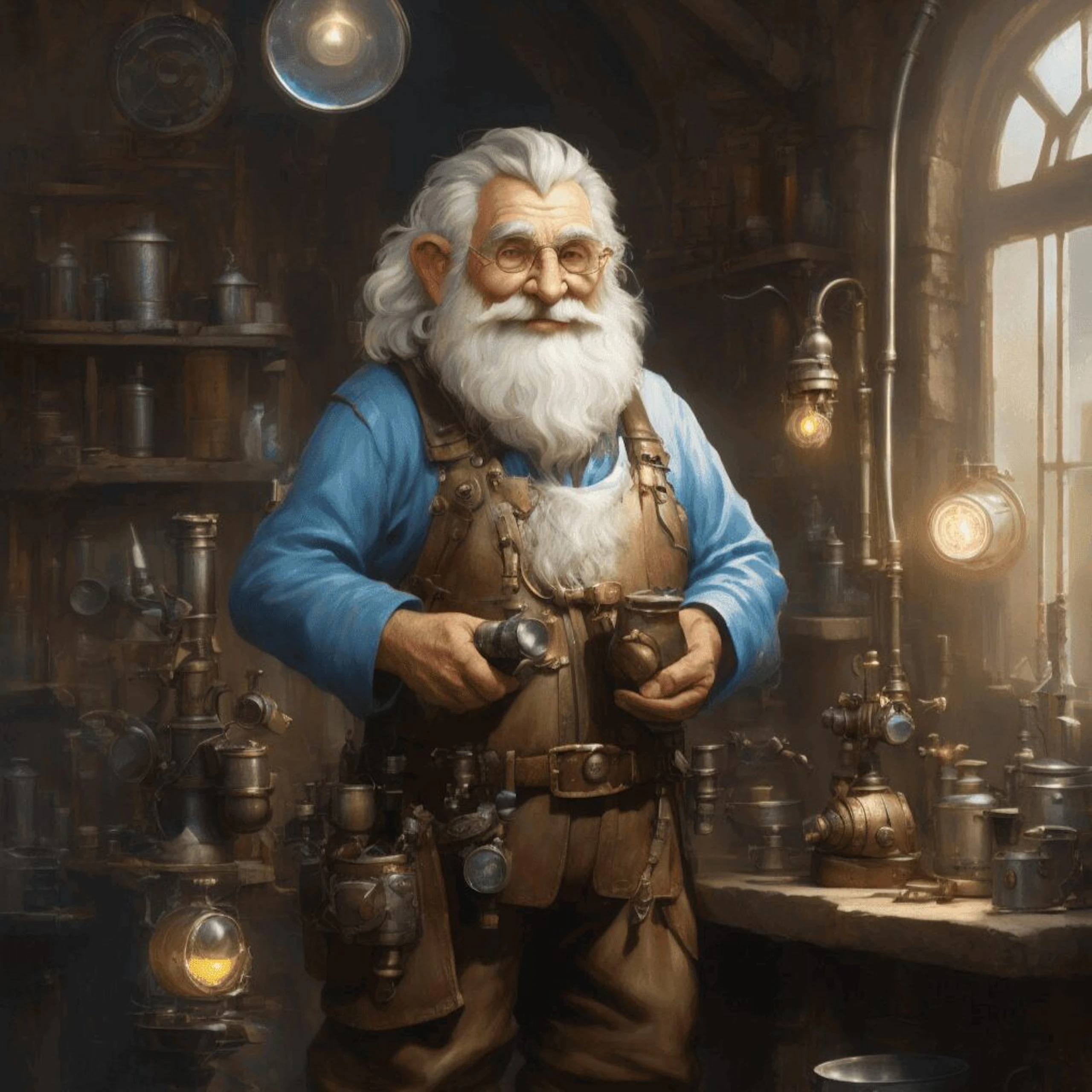 A dwarf-like character from Myth Maker AI, made with Leonardo